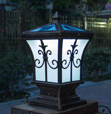 老街街道柱头灯