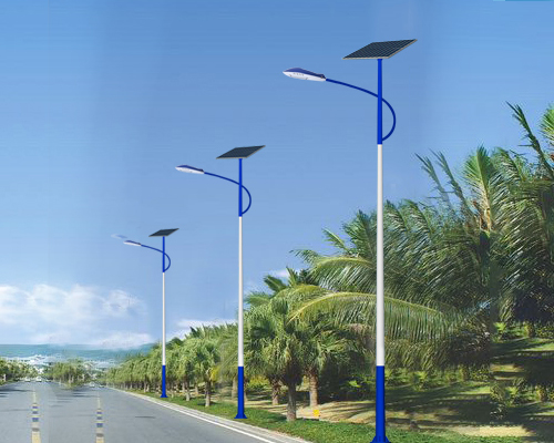 老街街道太阳能路灯