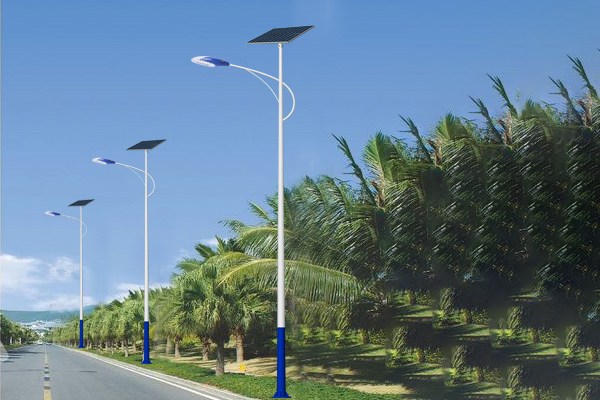 老街街道太阳能路灯