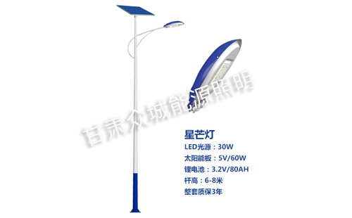 老街街道太阳能路灯核心技术参数解读